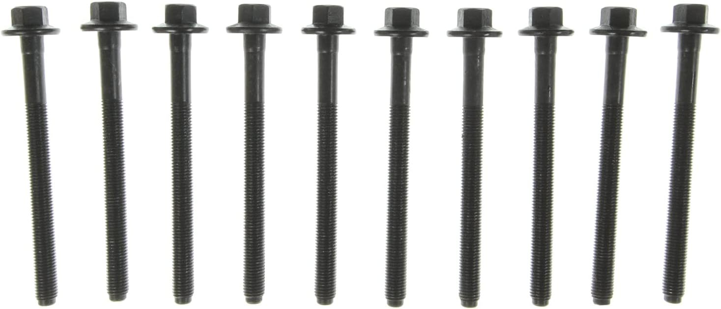 Mahle Original/Clevite Cylinder Head Bolt Kit - Hex Head - Steel - Black Oxide - Ford Coyote - Set of 10