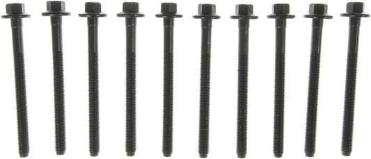 Mahle Original/Clevite Cylinder Head Bolt Kit - Hex Head - Steel - Black Oxide - Ford Coyote - Set of 10