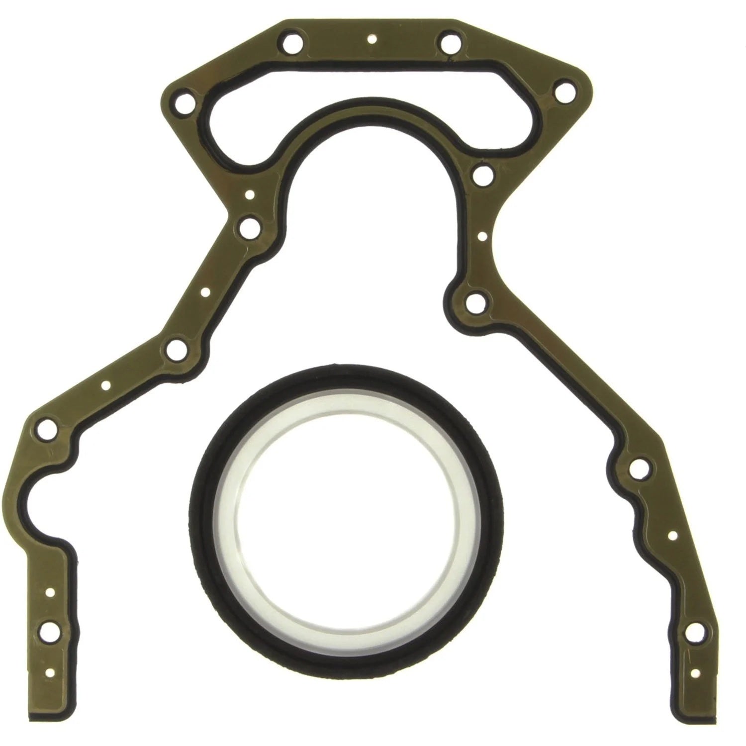 Mahle Original/Clevite Timing Cover Gasket - Rear Main Seal Included - Rubber - GM LS-Series - Kit