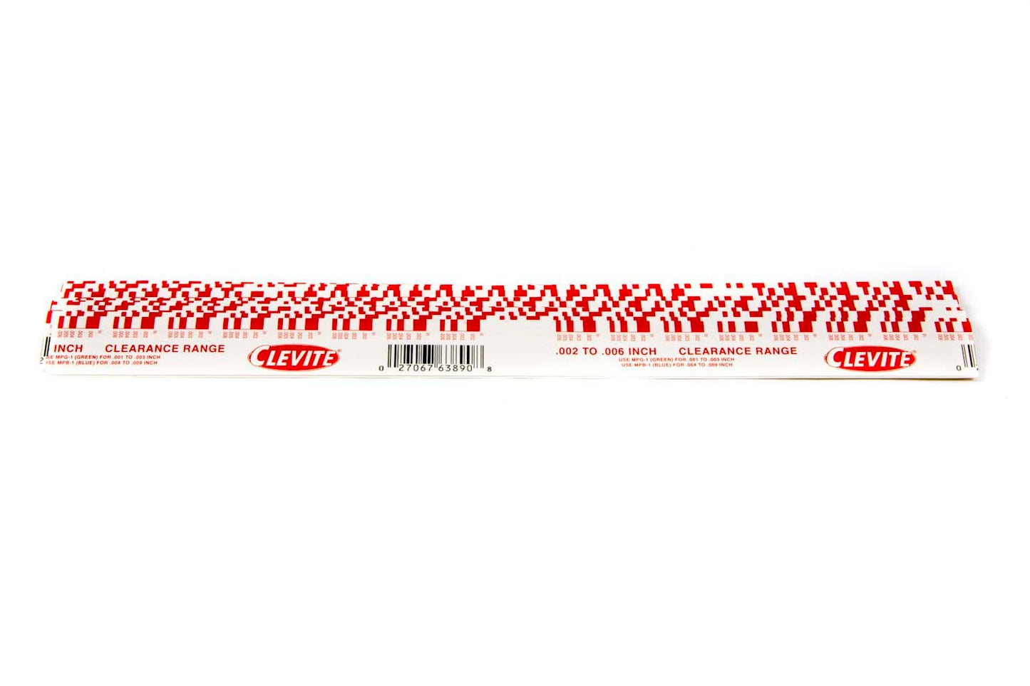 Mahle Original/Clevite Plastigage - 0.002-0.006 in Measurement Range - 11 in Long - Red - Set of 12