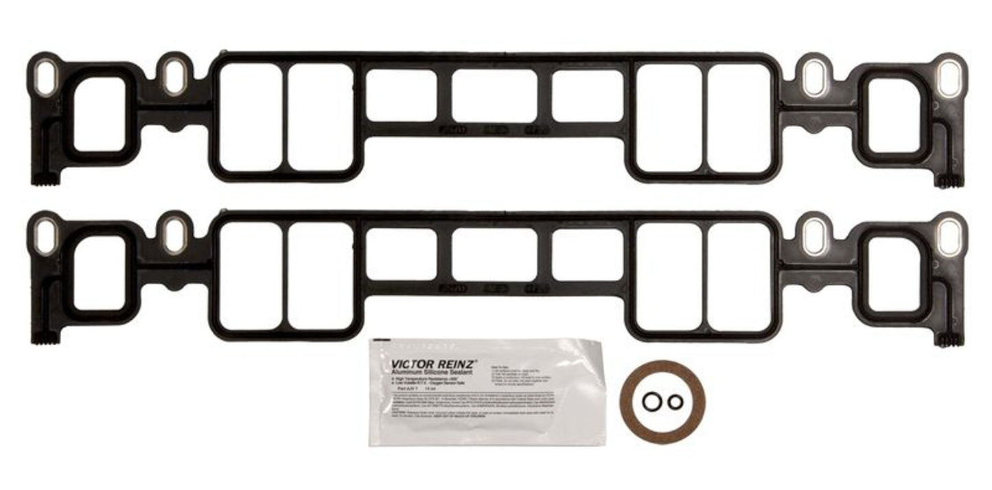 Mahle Original/Clevite Intake Manifold Gasket - OEM Replacement - Stock Port - Plastic / Rubber - Small Block Chevy -
