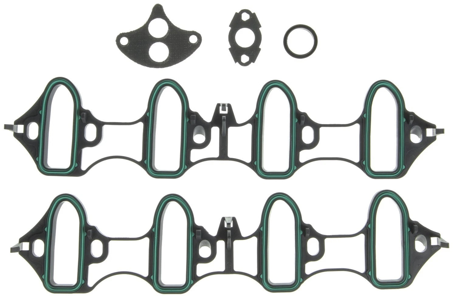 Mahle Original/Clevite Intake Manifold Gasket - Cathedral Port - Plastic - GM LS-Series - Pair