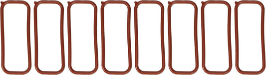 Mahle Original/Clevite Intake Manifold Gasket - Rectangle Port - Rubber - GM LS-Series - Set of 8