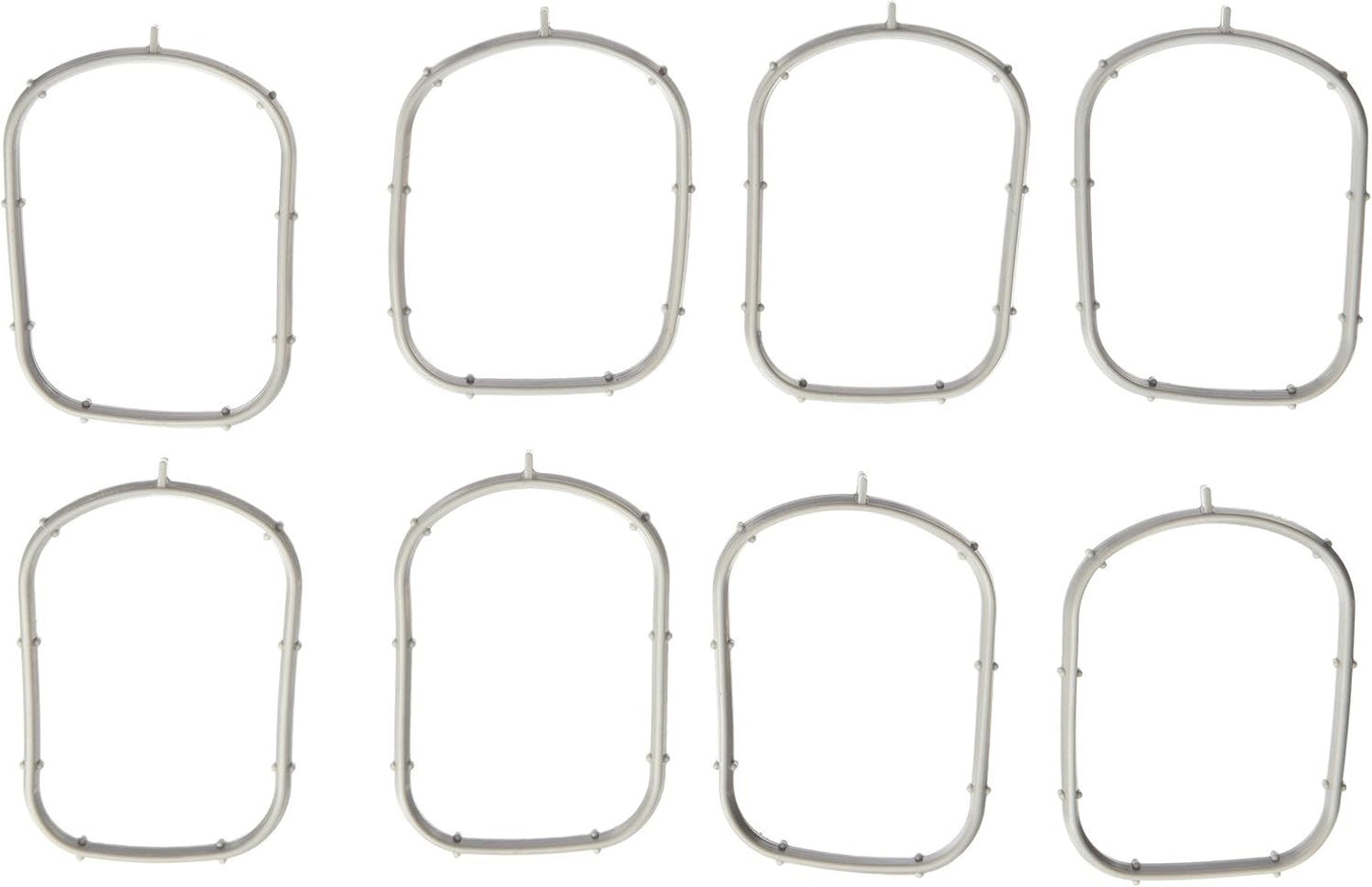 Mahle Original/Clevite Intake Manifold Gasket - Rectangle Port - Rubber - Mopar Gen III Hemi - Set of 8