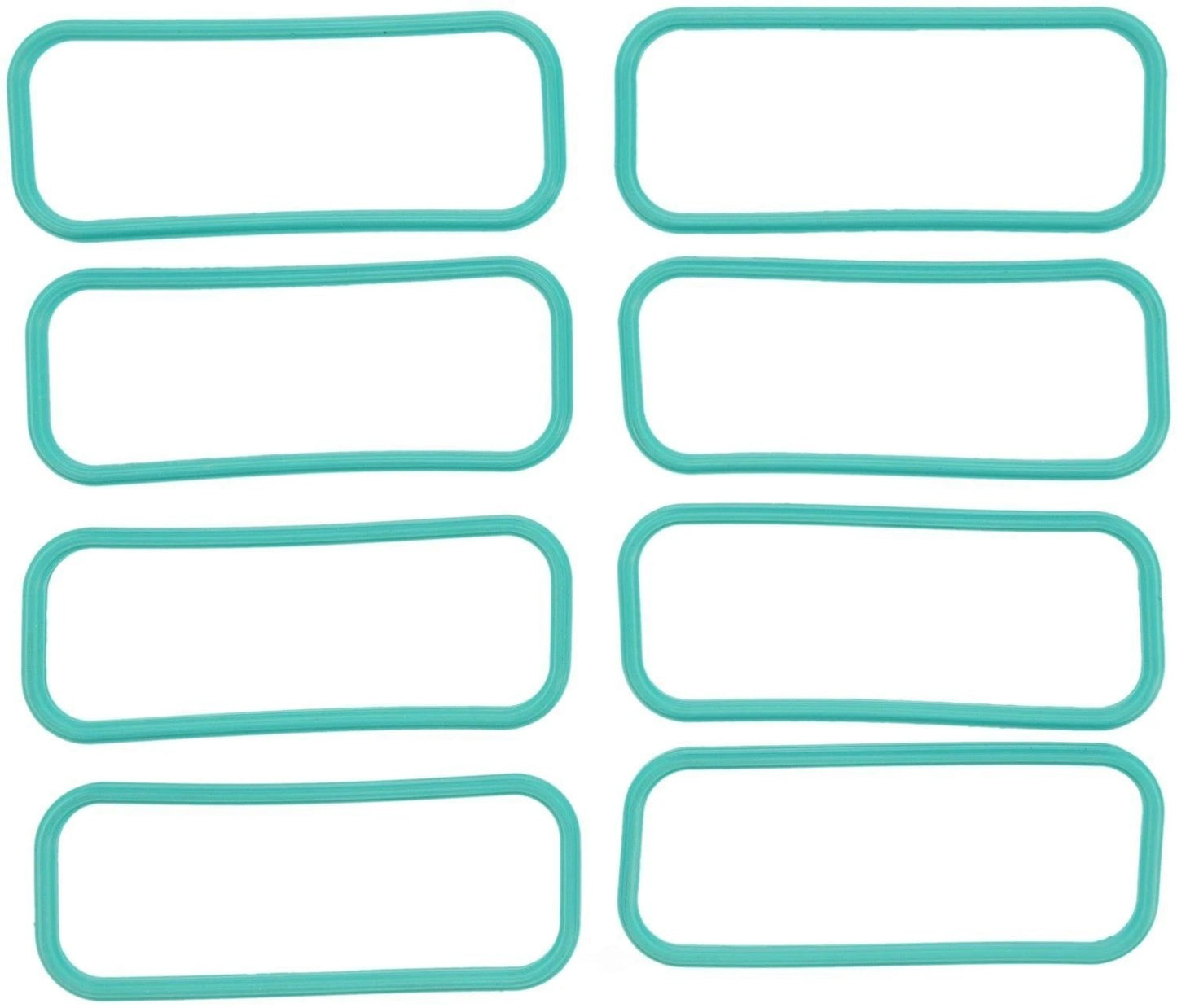 Mahle Original/Clevite Intake Manifold Gasket - Rectangle Port - Rubber - GM LS-Series - Set of 8
