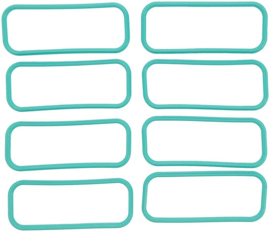 Mahle Original/Clevite Intake Manifold Gasket - Rectangle Port - Rubber - GM LS-Series - Set of 8