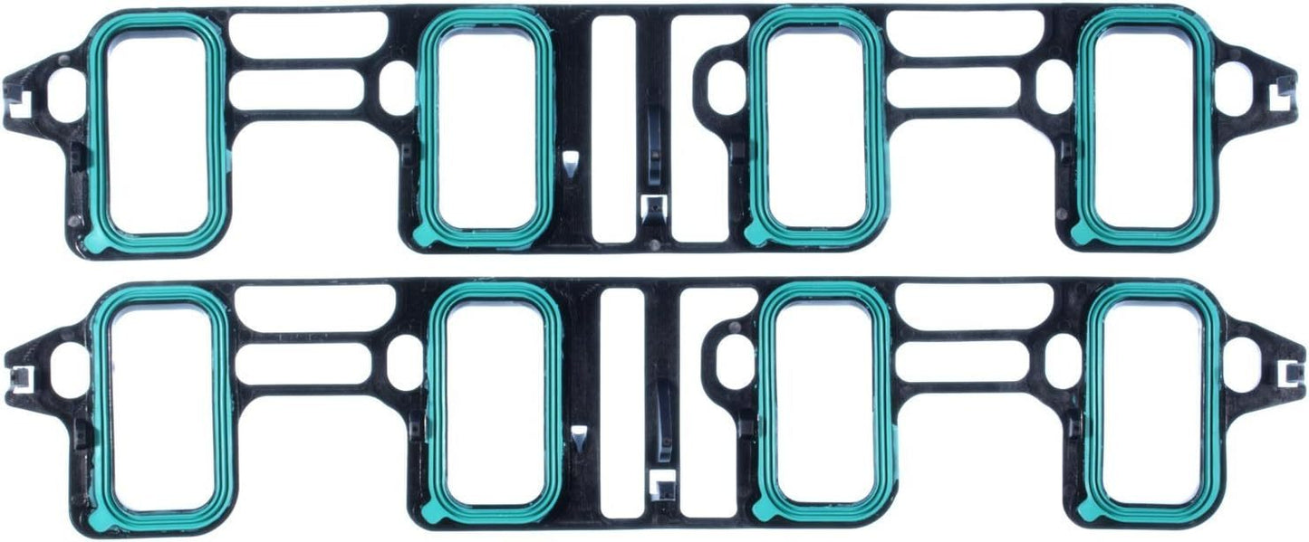 Mahle Original/Clevite Intake Manifold Gasket - Rectangle Port - Plastic - GM LS-Series - Pair