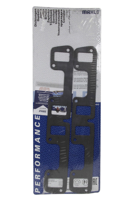 Mahle Original/Clevite Exhaust Header / Manifold Gasket - 1.200 x 2.000 in Rectangle Port - Steel Core Graphite - Big