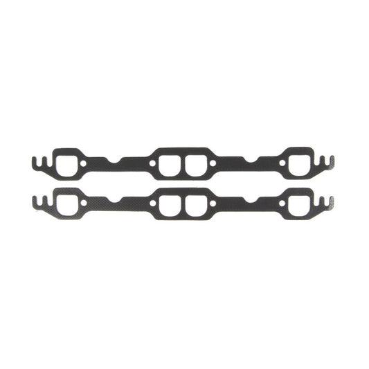 Mahle Original/Clevite Exhaust Header / Manifold Gasket - 1.450 x 1.375 in D Port - Steel Core Graphite - Small Block