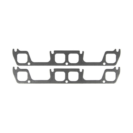 Mahle Original/Clevite Exhaust Header / Manifold Gasket - 1.750 x 1.600 in D Port - Steel Core Graphite - Small Block