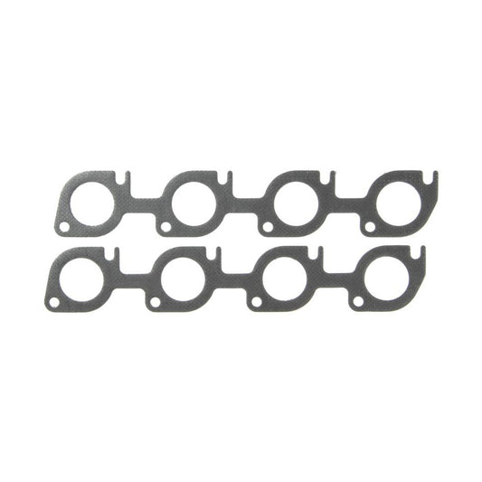 Mahle Original/Clevite Exhaust Header / Manifold Gasket - 1.875 in Round Port - Steel Core Graphite - Small Block