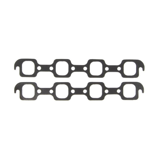 Mahle Original/Clevite Exhaust Header / Manifold Gasket - 1.600 x 1.775 in Oval Port - Steel Core Graphite - Small