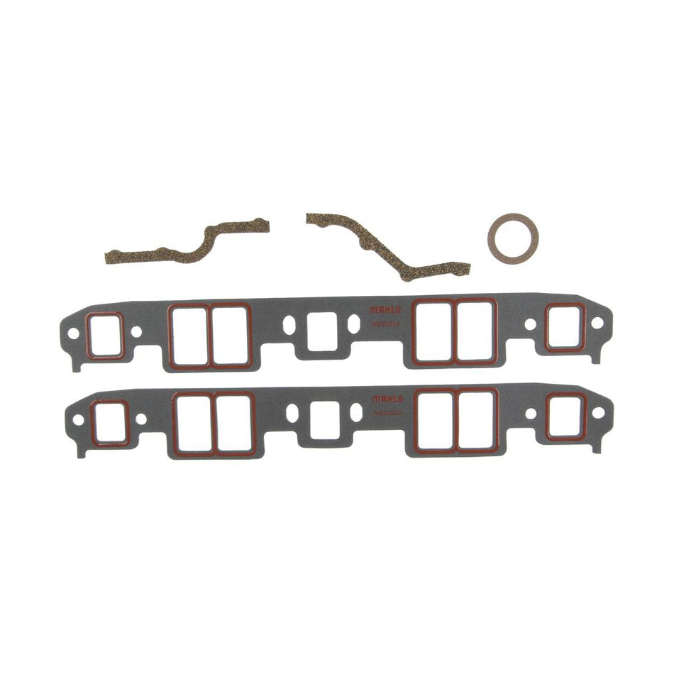 Mahle Original/Clevite Intake Manifold Gasket - 0.06 in Thick - 1.2 x 2.01 in Rectangular Port - Composite - Small