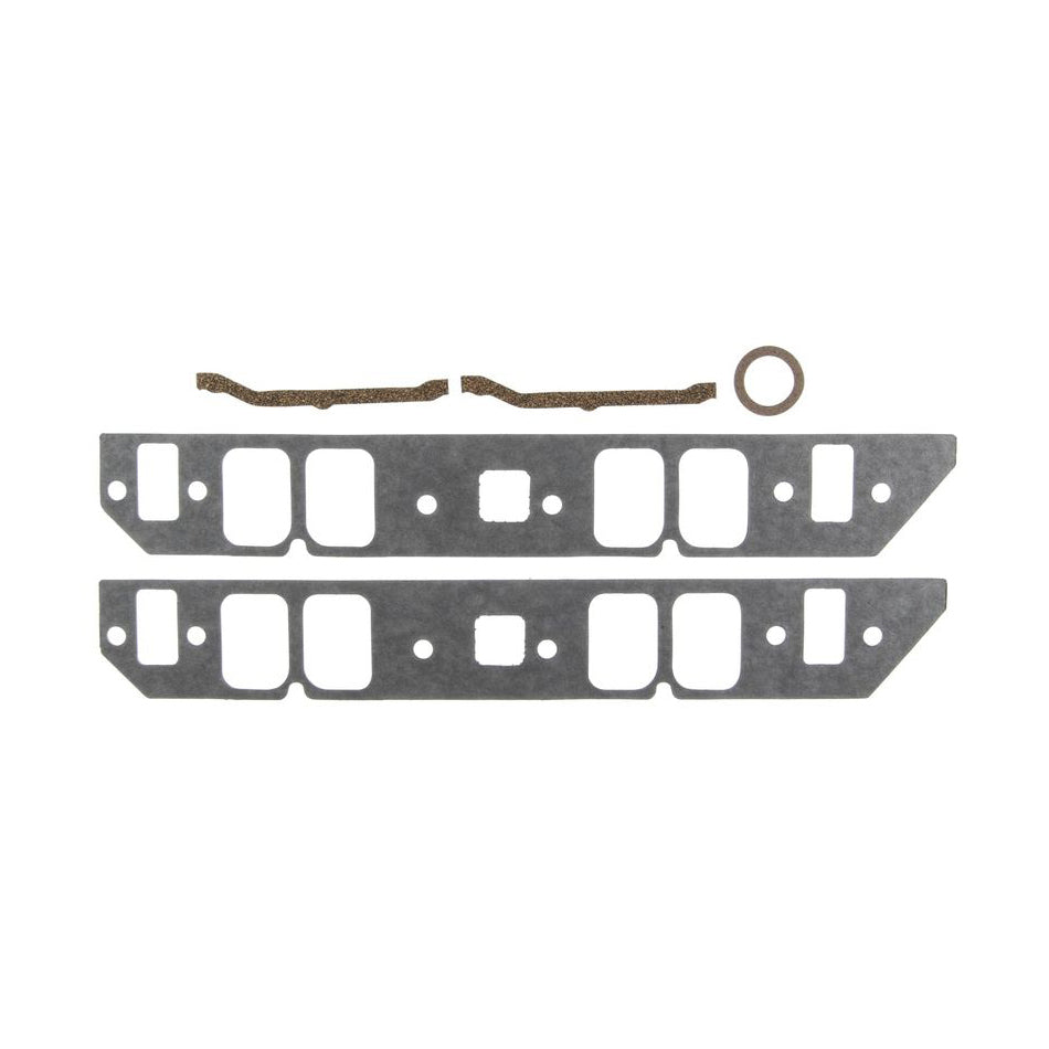 Mahle Original/Clevite Intake Manifold Gasket - 0.12 in Thick - 1.8 x 2.53 in Rectangular Port - Composite - Big Block