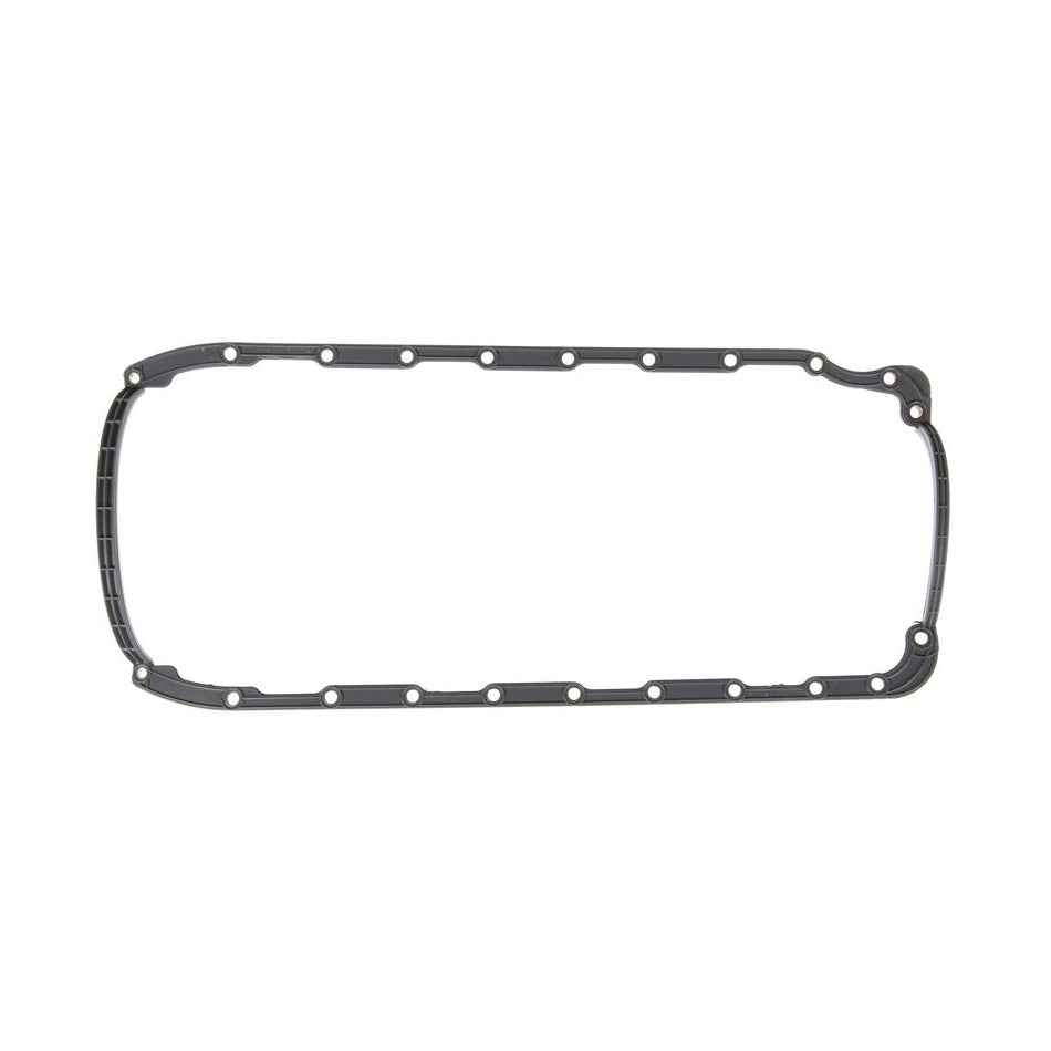Mahle Original/Clevite Oil Pan Gasket - 0.185 in Thick - 1-Piece - Steel Core Rubber - Trimmed Side Rails - Big Block