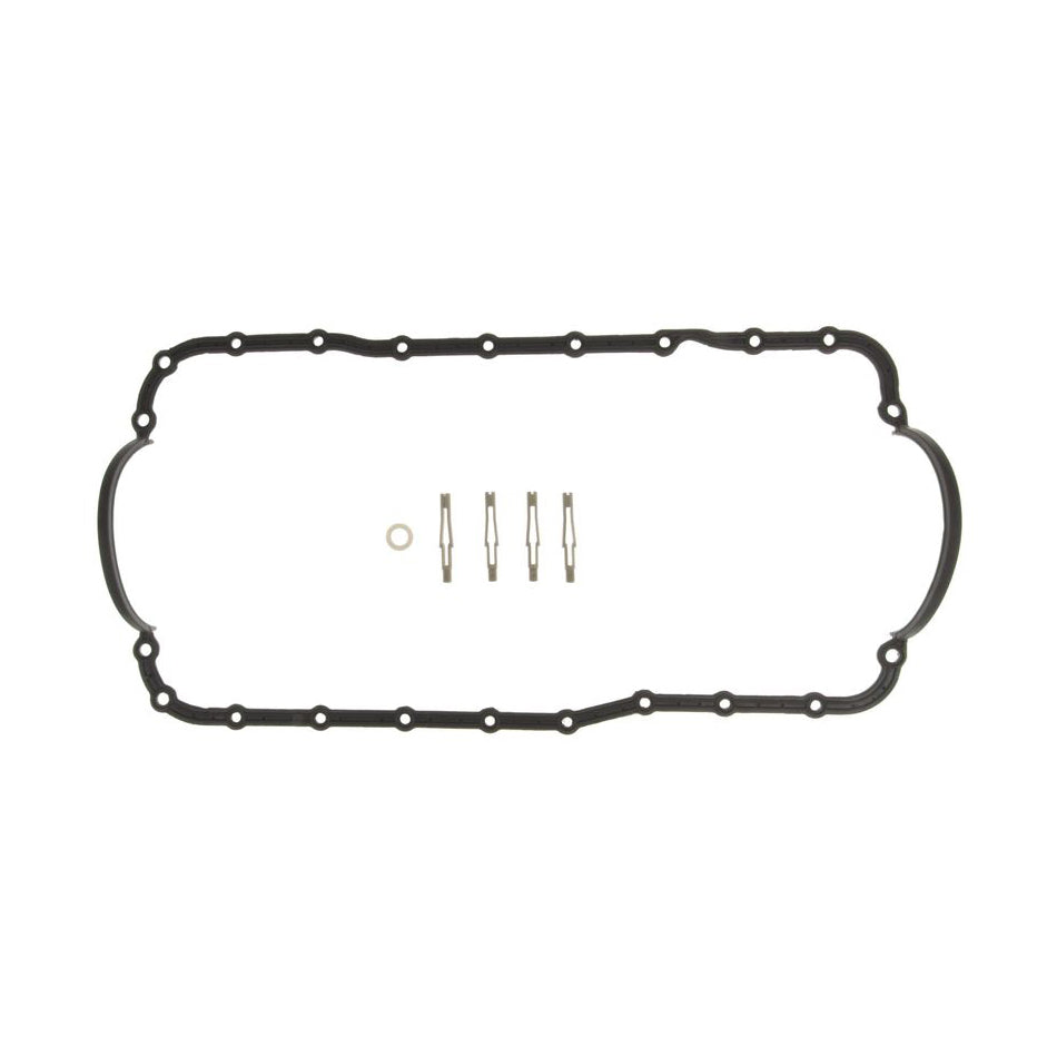 Mahle Original/Clevite Oil Pan Gasket - 0.185 in Thick - 1-Piece - Steel Core Rubber - Small Block Ford - Each
