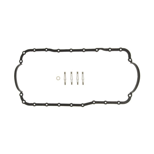 Mahle Original/Clevite Oil Pan Gasket - 0.185 in Thick - 1-Piece - Steel Core Rubber - Small Block Ford - Each