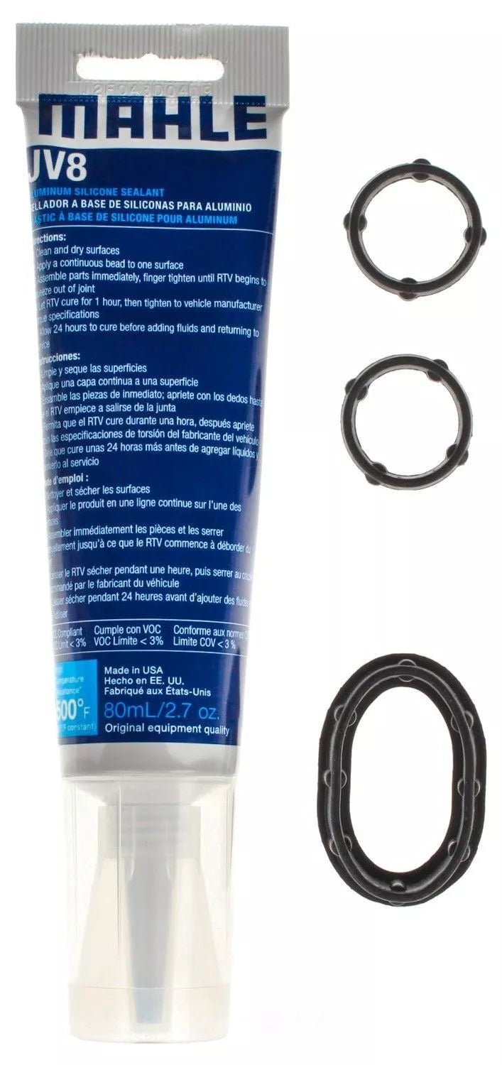 Mahle Original/Clevite Oil Pan Gasket - O-Rings / RTV Included - Rubber - GM GenV LT-Series - Kit