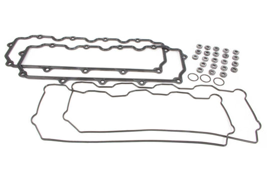 Mahle Original/Clevite Valve Cover Gasket - Victo-Tech - Silicone Rubber / Plastic - Perimeter Bolt - Ford PowerStroke