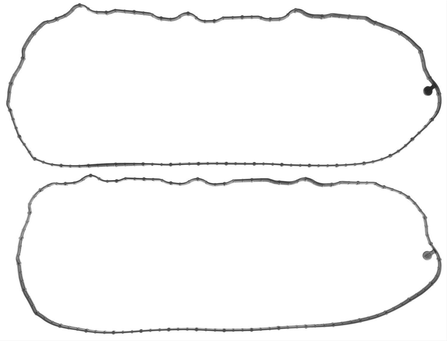 Mahle Original/Clevite Valve Cover Gasket - 0.3 in Thick - Rubber - Center Bolt - GM GenV LT-Series - Pair