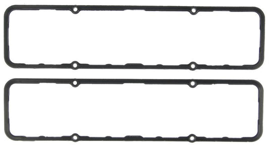 Mahle Original/Clevite Valve Cover Gasket - 0.225 in Thick - Steel Core Silicone Rubber - Perimeter Bolt - Small Block
