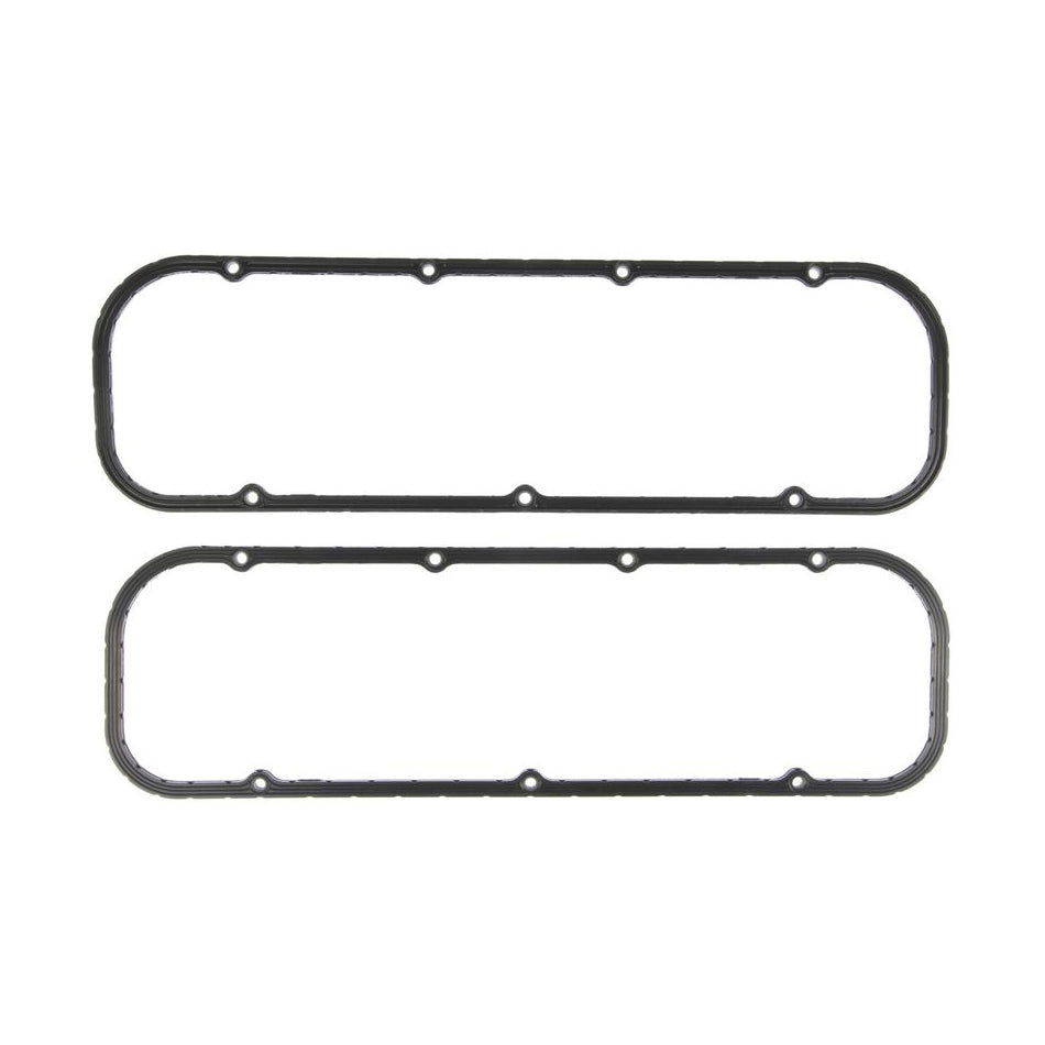 Mahle Original/Clevite Valve Cover Gasket - 0.235 in Thick - Steel Core Silicone Rubber - Perimeter Bolt - Big Block