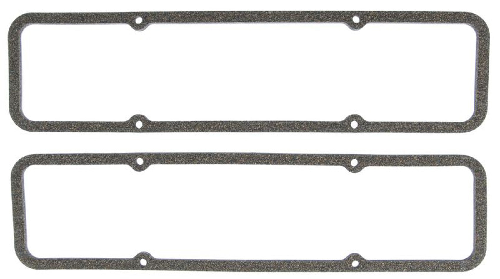 Mahle Original/Clevite Valve Cover Gasket - 0.250 in Thick - Cork / Fiber - Perimeter Bolt - Small Block Chevy - Pair