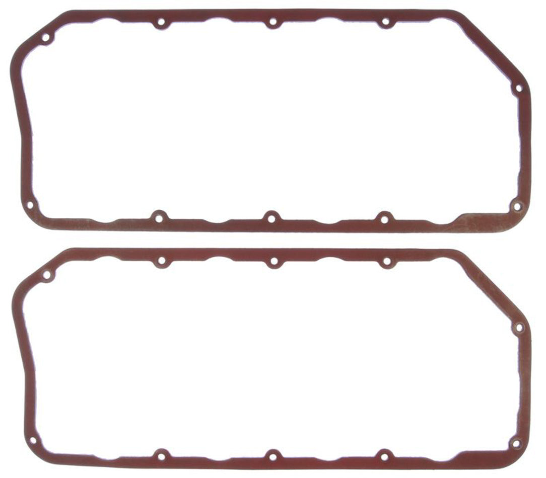 Mahle Original/Clevite Valve Cover Gasket - 0.080 in Thick - PTFE Coated Fiber - Perimeter Bolt - Mopar 426 Hemi - Top