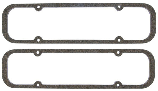 Mahle Original/Clevite Valve Cover Gasket - 0.250 in Thick - Cork / Fiber - Perimeter Bolt - Pontiac V8 - Pair