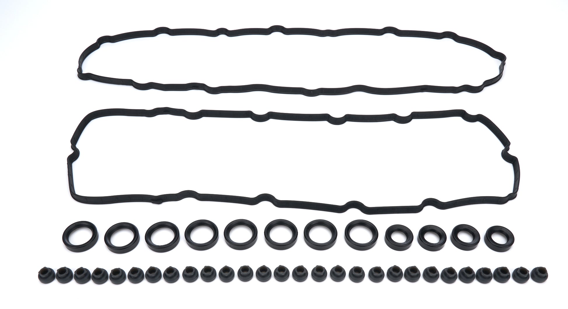Mahle Original/Clevite Valve Cover Gasket - 0.5 in Thick - Rubber - Perimeter Bolt - Ford Coyote / Voodoo - Kit