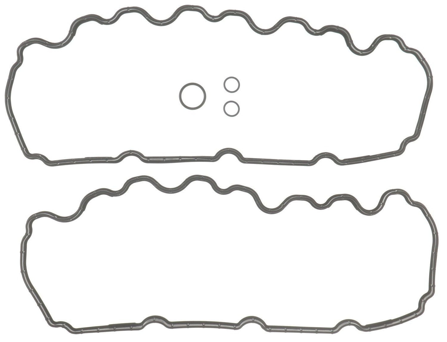 Mahle Original/Clevite Valve Cover Gasket - 0.457 in Thick - O-Rings Included - Rubber - Perimeter Bolt - Ford