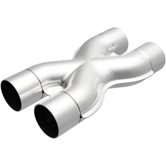 Magnaflow Perf Exhaust Exhaust X-Pipe - Tru-X Crossover - 2.5 in Diameter - Stainless - Natural - Universal - Each