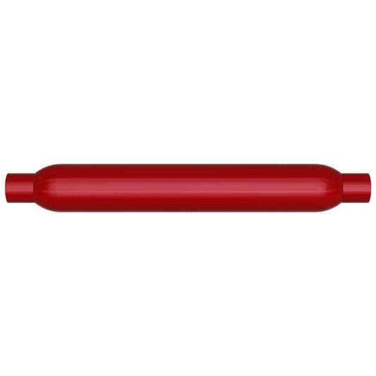Magnaflow Perf Exhaust Muffler - Red Pack - 2 in Center Inlet - 2 in Center Outlet - 22 x 3.5 in Round Body - 26 in