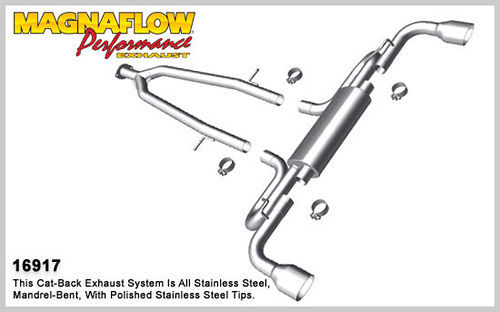 Magnaflow Perf Exhaust Cat-Back Exhaust 02-08 Lexus SC430 4.3L