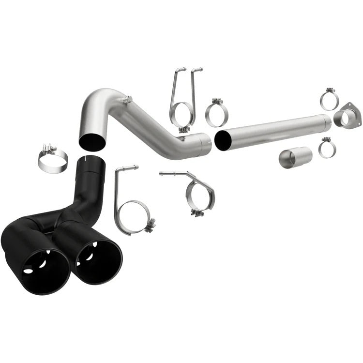 Magnaflow Perf Exhaust Exhaust System - Black DPF Series - Filter-Back - Single Rear Exit - 4 in Diameter - Dual 5 in