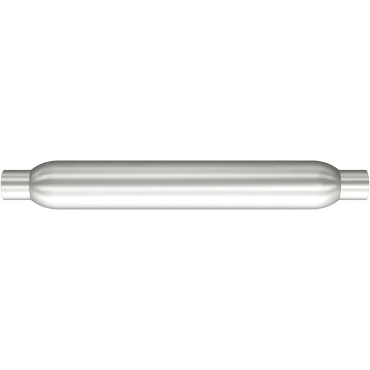 Magnaflow Perf Exhaust Muffler - Glass Pack - 3 in Center Inlet - 3 in Center Outlet - 18 x 4 in Round Body - 22 in
