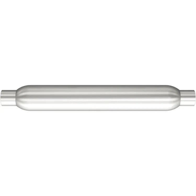 Magnaflow Perf Exhaust Muffler - Glass Pack - 2.25 in Center Inlet - 2.25 in Center Outlet - 22 x 3.5 in Round Body -