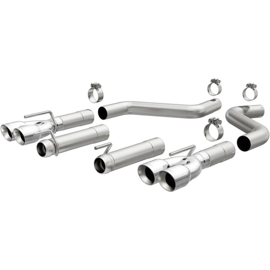 Magnaflow Perf Exhaust Exhaust System - Race Series - Axle-Back - 3 in Diameter - 3.5 in Tips - Stainless - Polished -