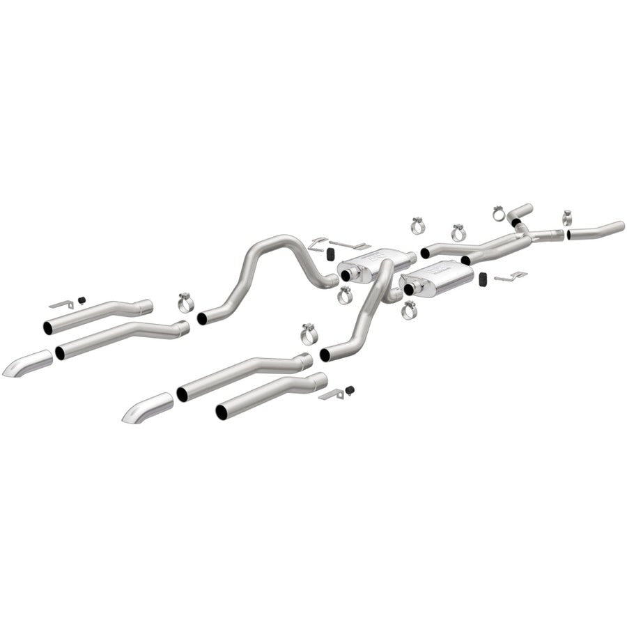 Magnaflow Perf Exhaust Exhaust System - Street Series - Header-Back - 2.5 in Diameter - 2.625 in Tip - Stainless -