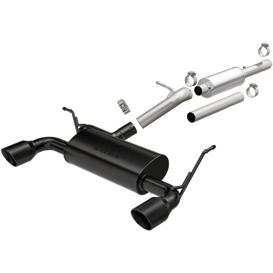 Magnaflow Perf Exhaust Exhaust System - Street Series - Cat-Back - 2.5 in Diameter - 4 in Tip - Stainless - Black