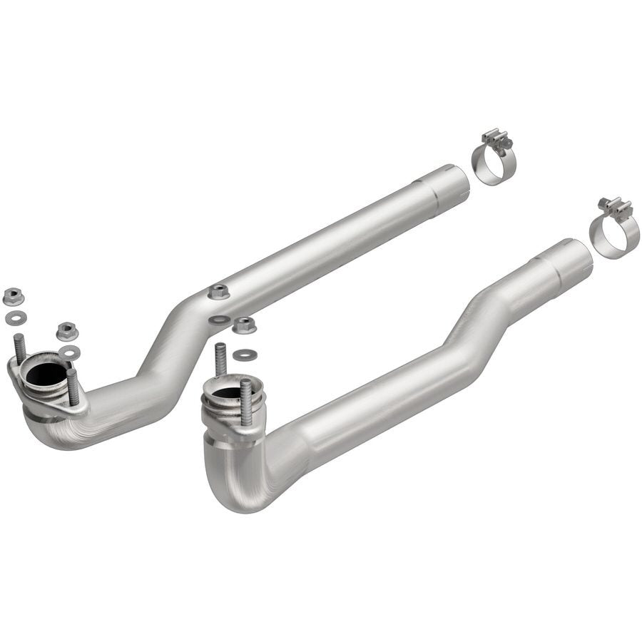 Magnaflow Perf Exhaust Intermediate Pipes - Mid-Pipes - 2.5 in Diameter - Stainless - Natural - Small Block Mopar -