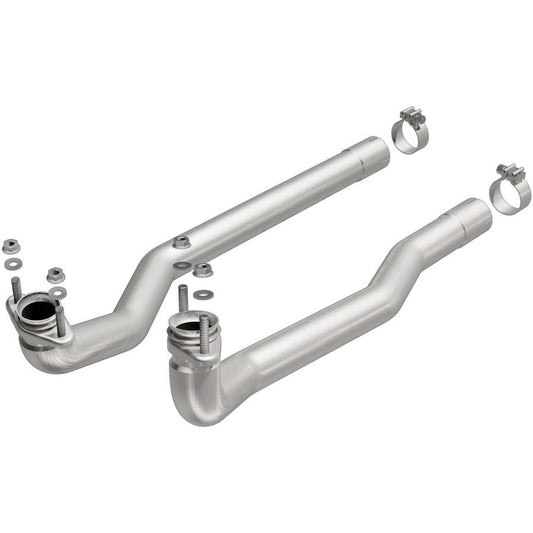 Magnaflow Perf Exhaust Intermediate Pipes - Mid-Pipes - 2.5 in Diameter - Stainless - Natural - Small Block Mopar -