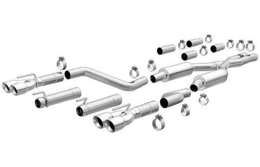 Magnaflow Perf Exhaust Exhaust System - Street Series - Cat-Back - 3 in Diameter - 3.5 in Tips - Stainless - Natural -