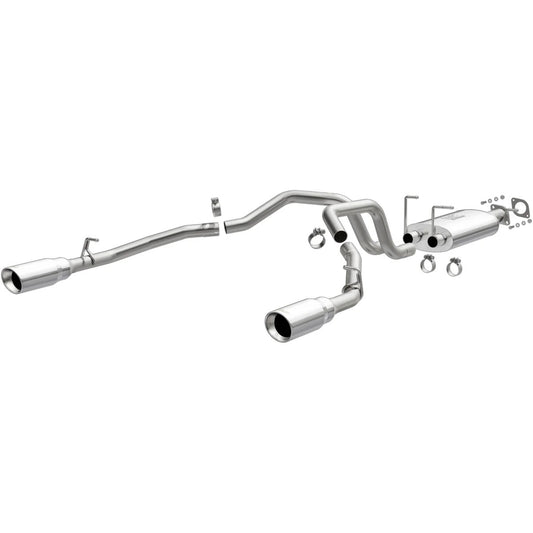 Magnaflow Perf Exhaust Exhaust System - Street Series - Cat-Back - 3 in Diameter - 5 in Polished Tips - Stainless -