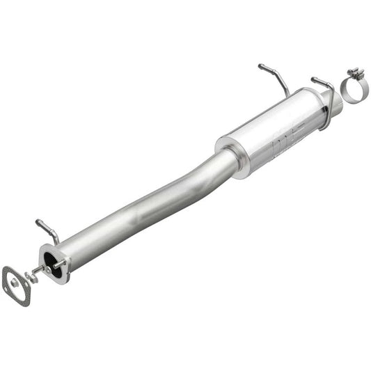 Magnaflow Perf Exhaust Muffler - D-Fit - 3 in Center Inlet - 3 in Center Outlet - 14 x 5 in Round Body - Stainless -