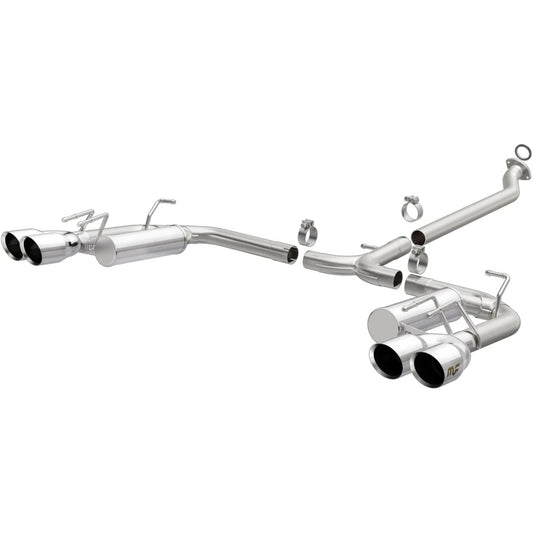 Magnaflow Perf Exhaust Exhaust System - Street Series - Cat-Back - 2-1/2 in Diameter - Dual 4 in Polished Tips -