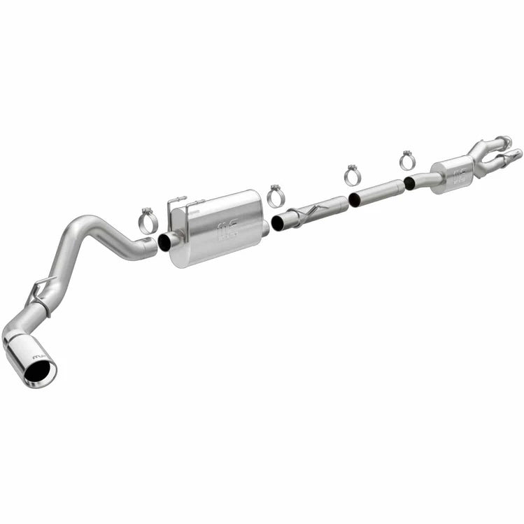 Magnaflow Perf Exhaust Exhaust System - Street Series - Cat-Back - 3.5 in Diameter - Single Side Exit - 5 in Polished