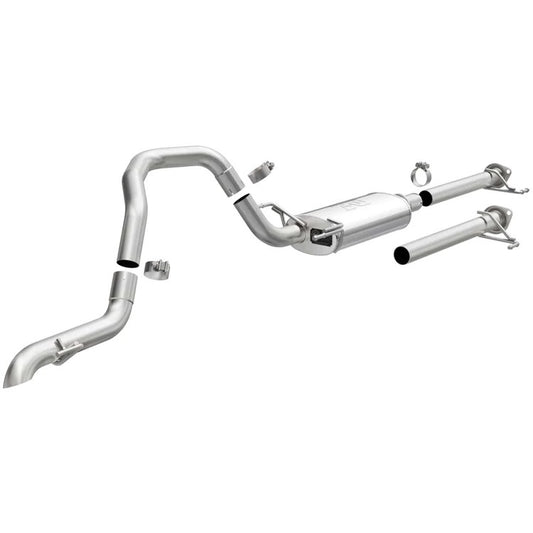 Magnaflow Perf Exhaust Exhaust System - Overland Series - Cat-Back - Single Rear Exit - 2.5 in Diameter - Stainless -