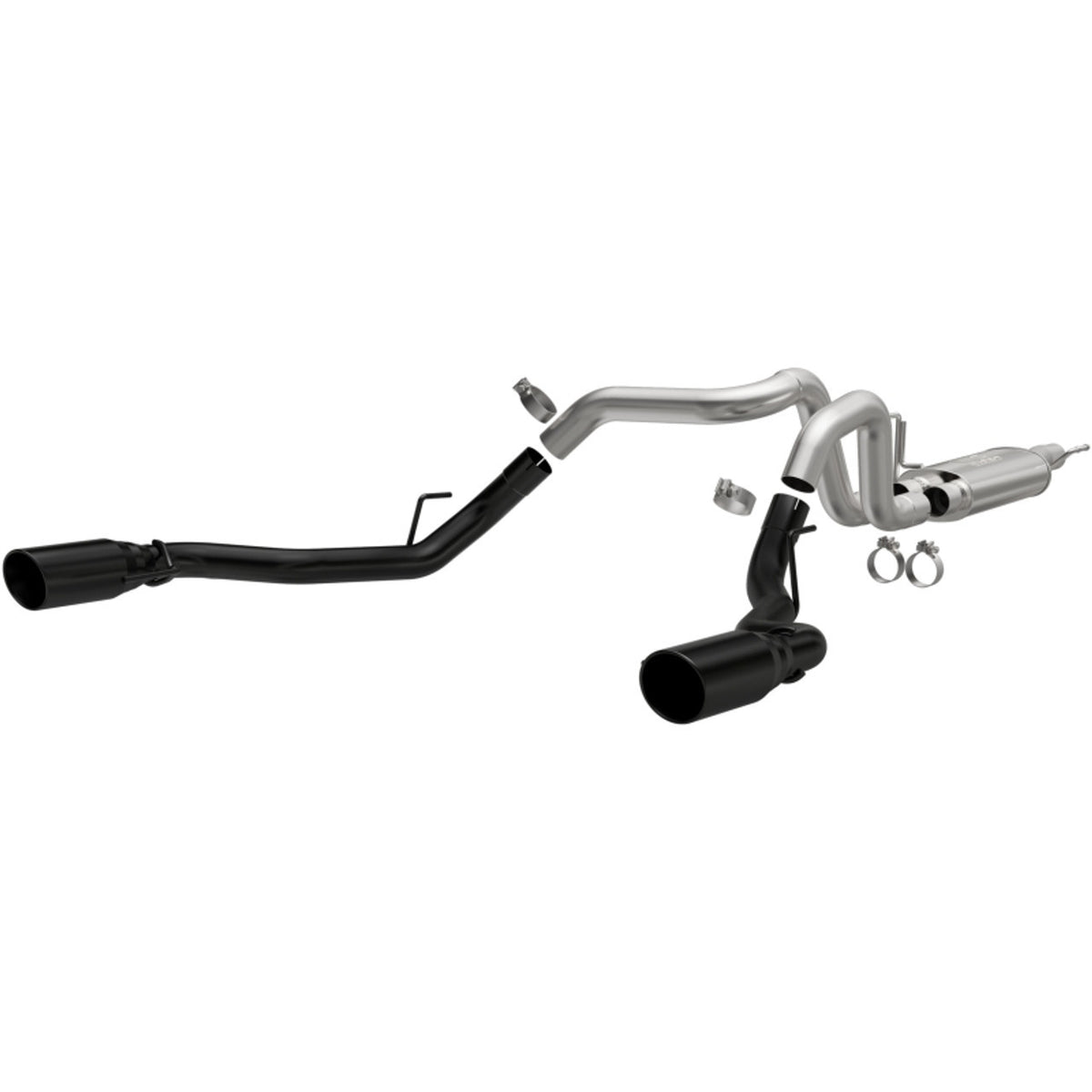 Magnaflow Perf Exhaust Exhaust System - NEO Series - Cat-Back - 3 in Diameter - Dual Rear Exit - 5 in Black Tips -