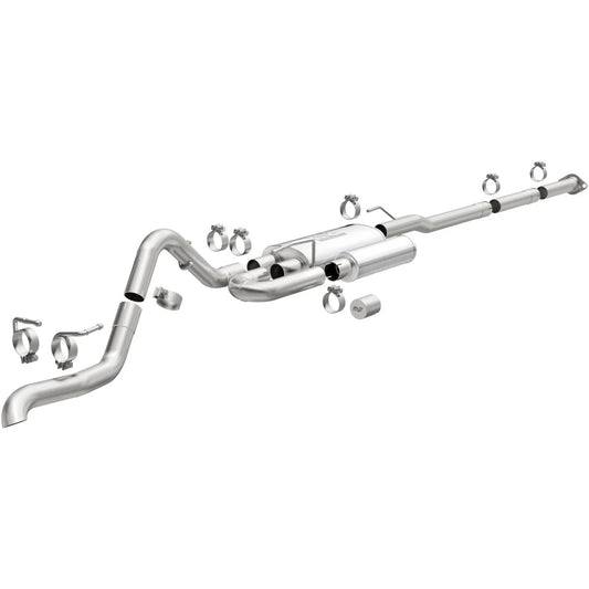 Magnaflow Perf Exhaust Exhaust System - Overland Series - Cat-Back - Single Rear Exit - 2-1/2 in Diameter - Stainless